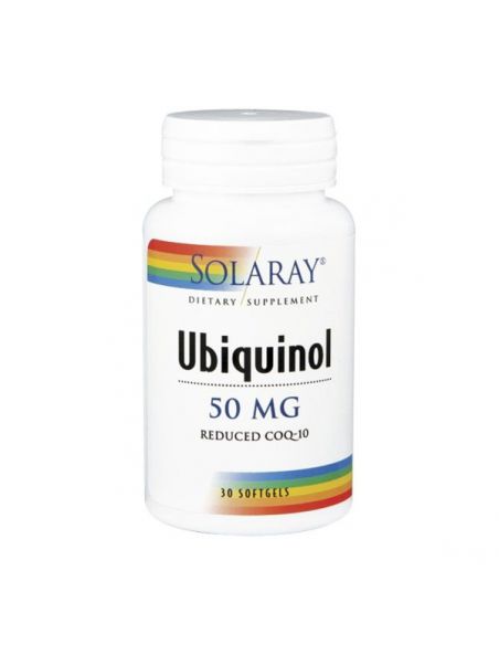Ubiquinol CoQ10 50 mg. Solaray - 30 perlas