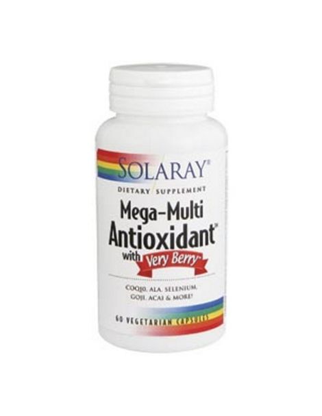 Mega Antioxidant con Very Berry Solaray - 60 cápsulas