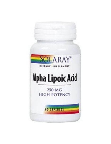 Ácido Alfa Lipoico 250 mg. Solaray - 60 cápsulas
