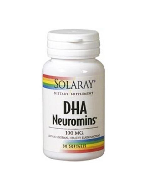 DHA Neuromins 100 mg. Solaray - 30 perlas