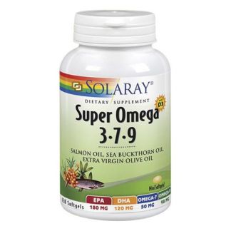 Super Omega 3-7-9 Solaray - 120 perlas