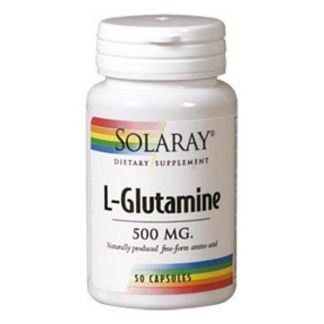 L-Glutamina 500 mg. Solaray - 50 cápsulas