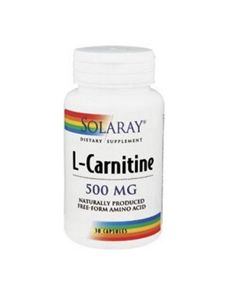 L-Carnitina 500 mg. Solaray - 30 cápsulas