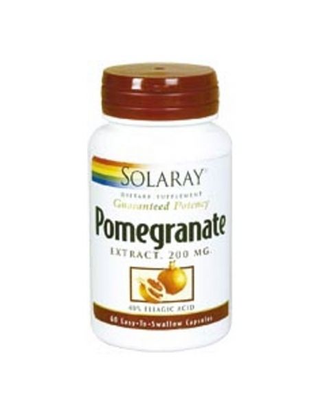 Pomegranate (Granada) 200 mg. Solaray - 60 cápsulas