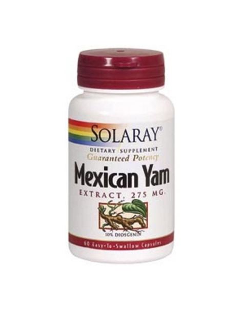 Mexican Yam 275 mg. Solaray - 60 cápsulas