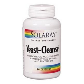 Yeast Cleanse Solaray - 90 cápsulas