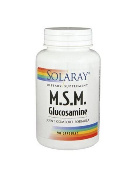 MSM & Glucosamina Solaray - 90 cápsulas