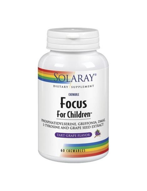 Focus for Children Solaray - 60 comprimidos