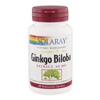 Ginkgo Biloba Solaray - 60 cápsulas