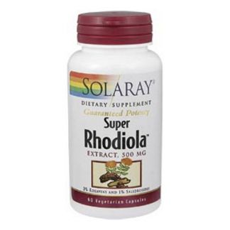 Super Rhodiola Solaray - 60 cápsulas