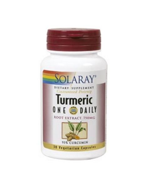 Turmeric (Cúrcuma) Solaray - 30 cápsulas