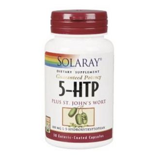 5-HTP con Hierba de San Juan (Hipérico) Solaray - 30 cápsulas