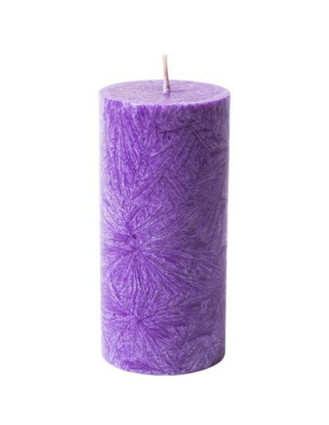 Vela de Cera de Palma Pilar Violeta Kenzerfarm - 1 unidad