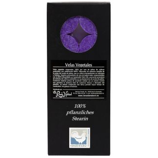 Vela de Cera de Palma de Té Violeta Kenzerfarm - 10 unidades