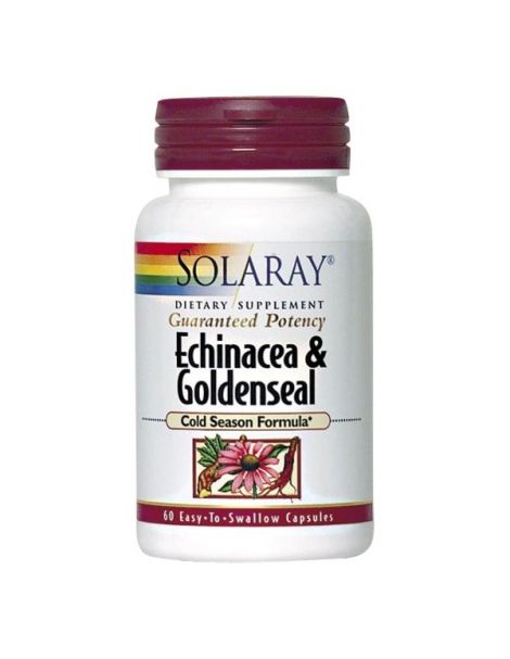 Echinacea & Goldenseal Solaray - 60 cápsulas