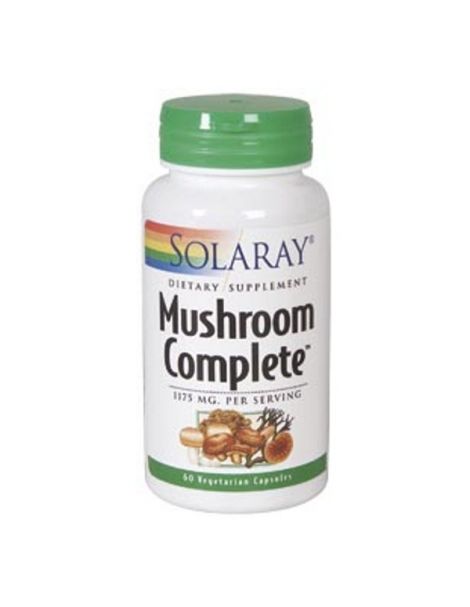 Mushroom Complete Solaray - 60 cápsulas