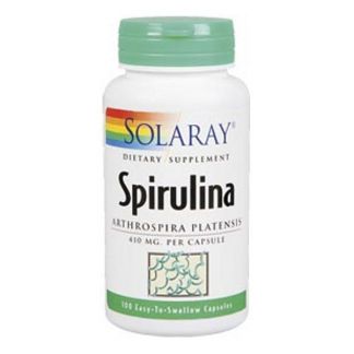 Espirulina 410 mg. Solaray - 100 cápsulas