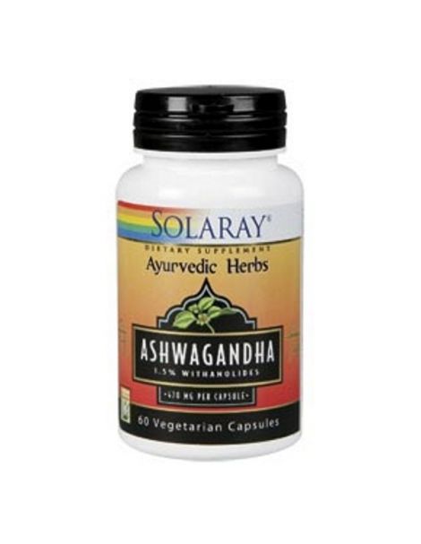Ashwagandha Solaray - 60 cápsulas