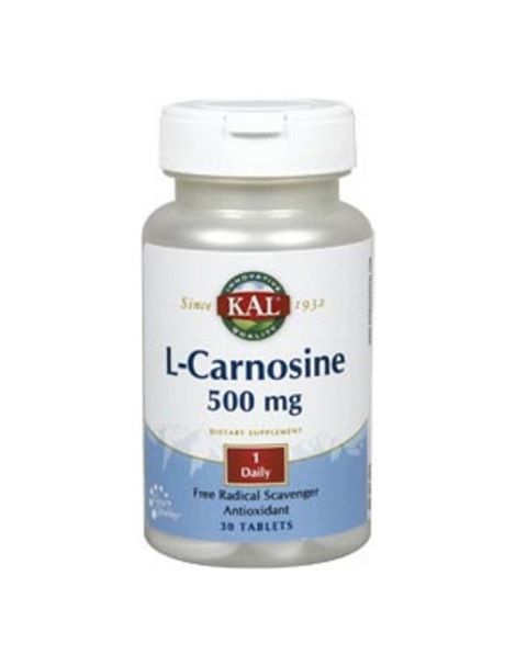 L-Carnosina 500 mg. Kal - 30 comprimidos