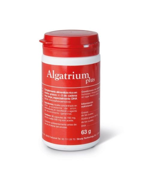 Algatrium Plus 350 mg. DHA Brudy Technology - 90 perlas