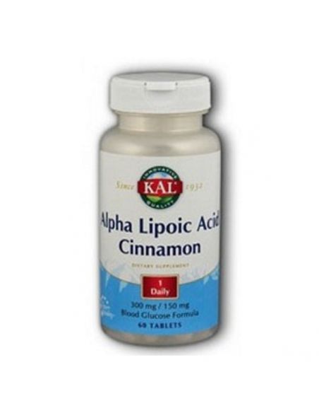 Ácido Alfa Lipoico con Canela Kal - 60 comprimidos