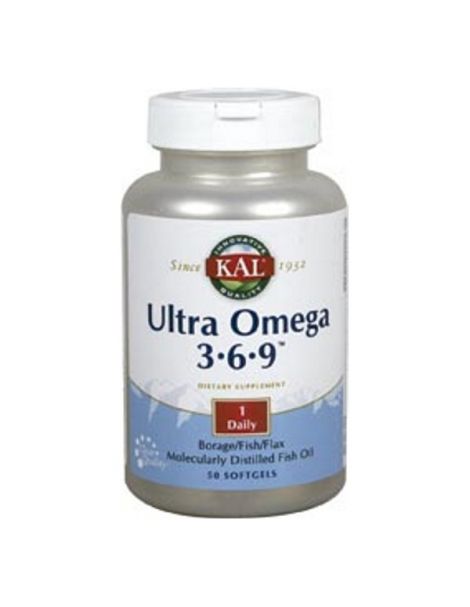 Ultra Omega 3-6-9 Kal - 50 perlas