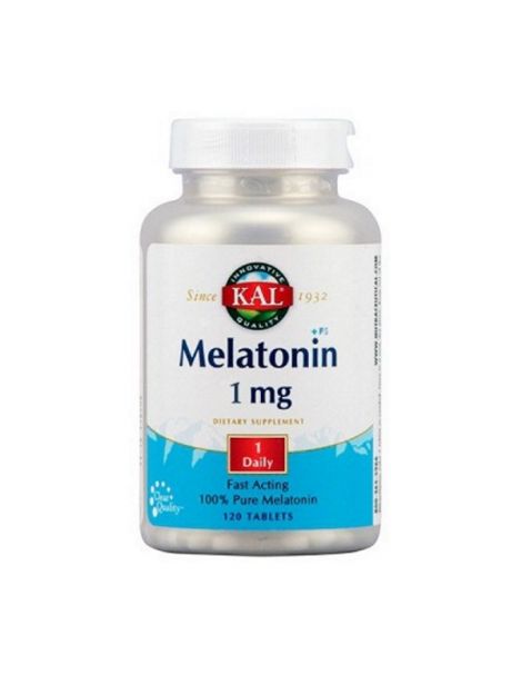 Melatonina 1 mg. Kal - 120 comprimidos