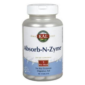 Absorb-N-Zyme Kal - 90 comprimidos