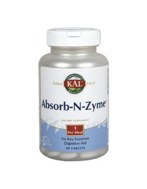Absorb-N-Zyme Kal - 90 comprimidos