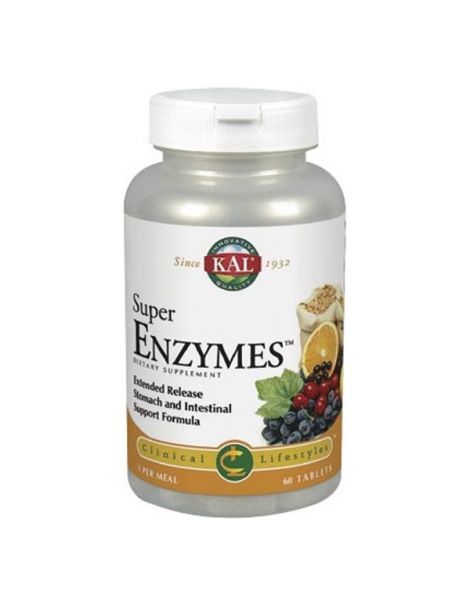 Super Enzymes Kal - 60 comprimidos