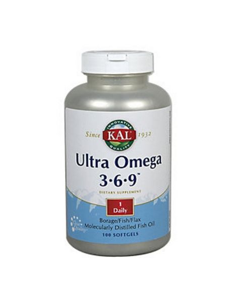 Ultra Omega 3-6-9 Kal - 100 perlas