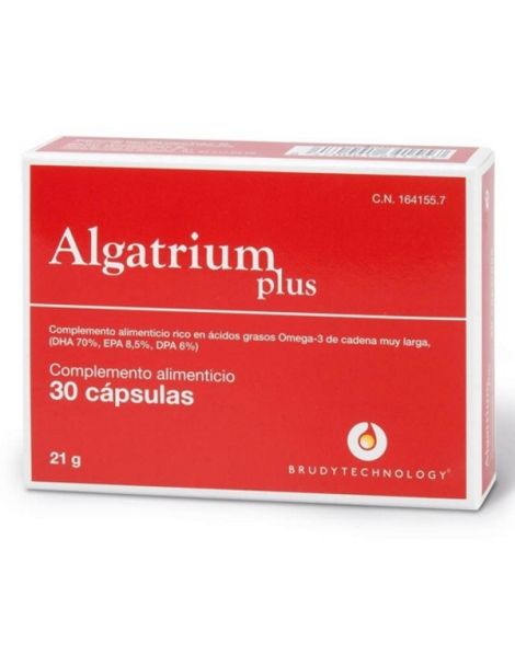 Algatrium Plus 350 mg. DHA Brudy Technology - 30 cápsulas