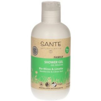 Gel de Ducha Menta Bio Sante - 200 ml.