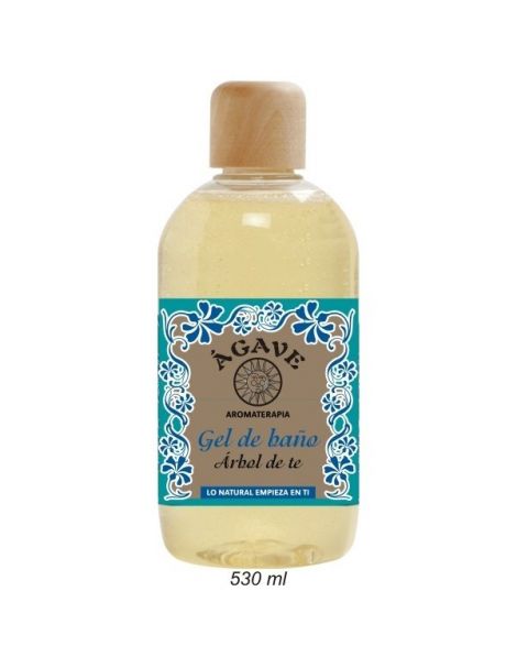 Gel de Baño de Árbol de Té Ágave - 530 ml.