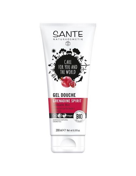 Gel de Ducha Grenadine Spirit Sante - 200 ml.