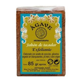 Jabón de Tocador Exfoliante de Miel y Cera Ágave - 85 gramos