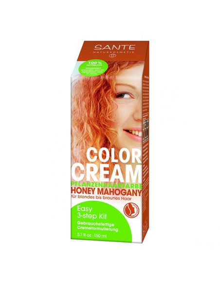 Crema Colorante Capilar Rubio Miel Sante - 150 ml.