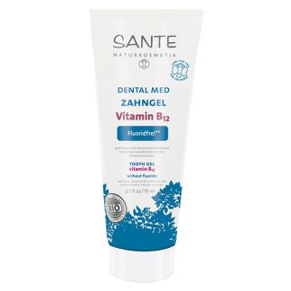 Dentífrico Vitamina B12 sin Flúor Sante - 75 ml.