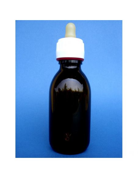 Frasco Cuentagotas De Vidrio Topacio - 125 ml.