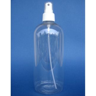 Frasco de PET Transparente Pulverizador - 500 ml.