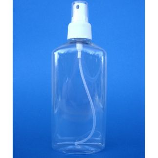 Frasco de PET Transparente Pulverizador - 200 ml.