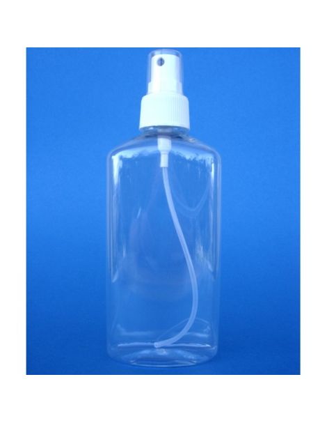 Frasco de PET Transparente Pulverizador - 200 ml.