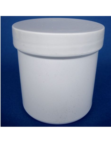 Tarro de Plástico Blanco Cilíndrico - 100 ml.