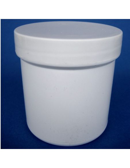 Tarro de Plástico Blanco Cilíndrico - 100 ml.