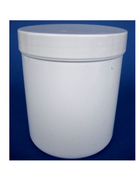 Tarro de Plástico Blanco Cilíndrico - 200 ml.