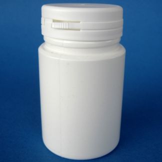 Tarro de Plástico Blanco Pildorero - 100 ml.