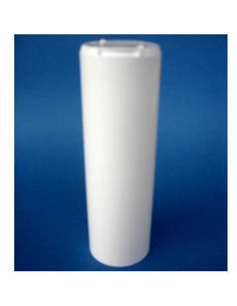 Frasco de Plástico Blanco Tubo - 100 ml.