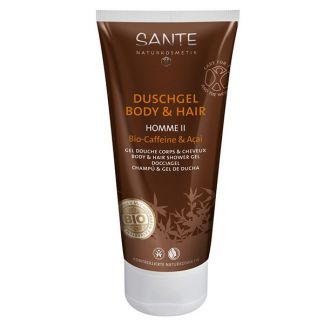 Champú-Gel de Ducha Hombre II Cafeína & Açai Bio Sante - 200 ml.
