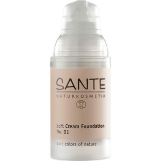 Maquillaje Soft Cream Porcellan 01  Sante - 30 ml.