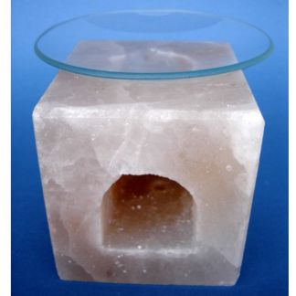 Portavelas de Sal Difusor de Esencias Cubo